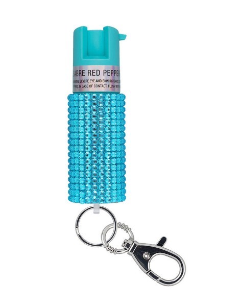 SAB PEPPER SPRAY TEAL JEWELED - Win Repeating Arms Promotion